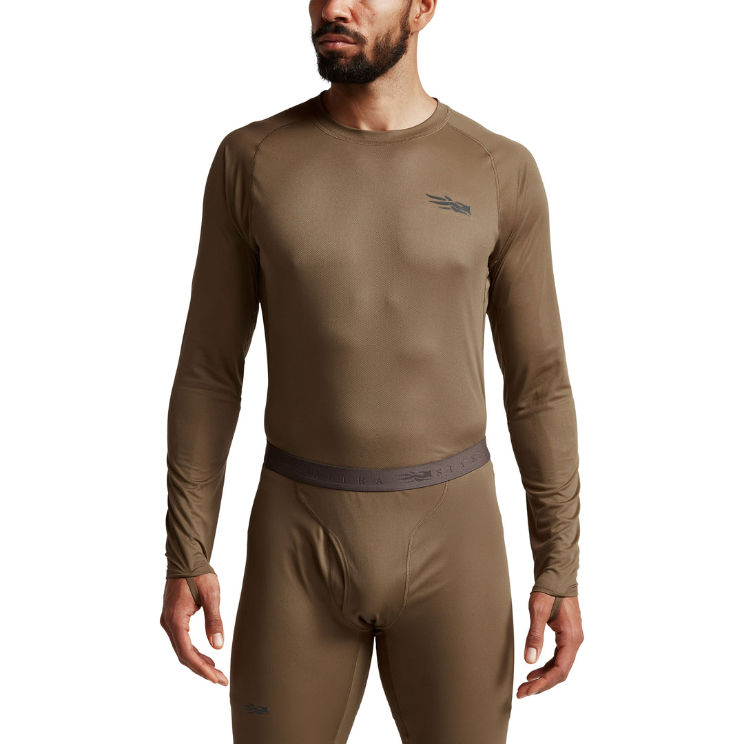 Sitka Core Lightweight Crew LS Coyote Image 02