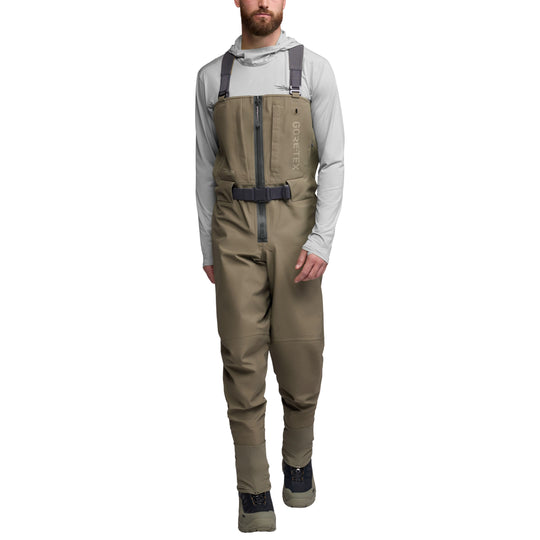 Sitka CrossCurrent Zip GTX Wader Bark Brown Image 02