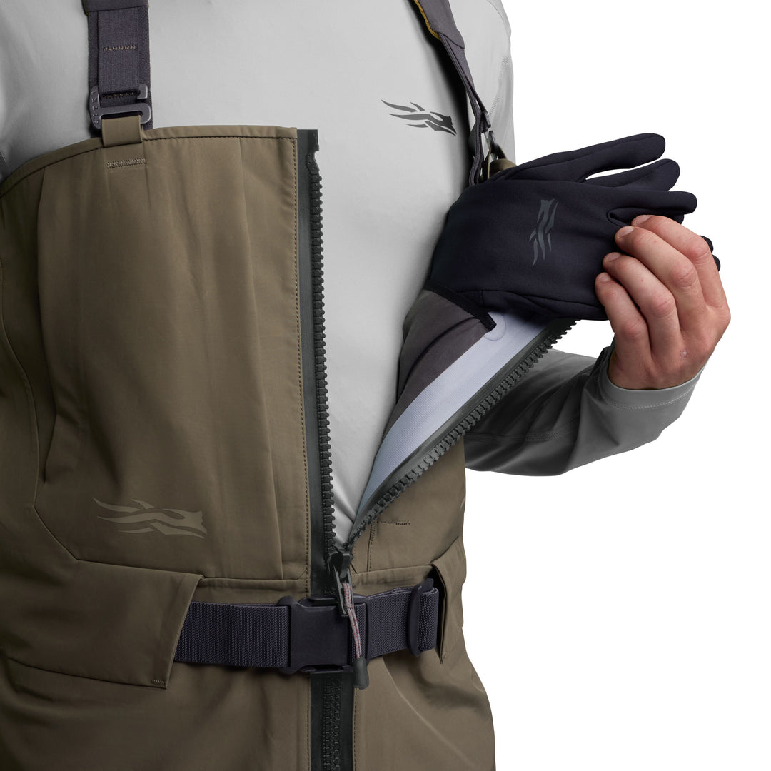 Sitka CrossCurrent Zip GTX Wader Bark Brown Image 07