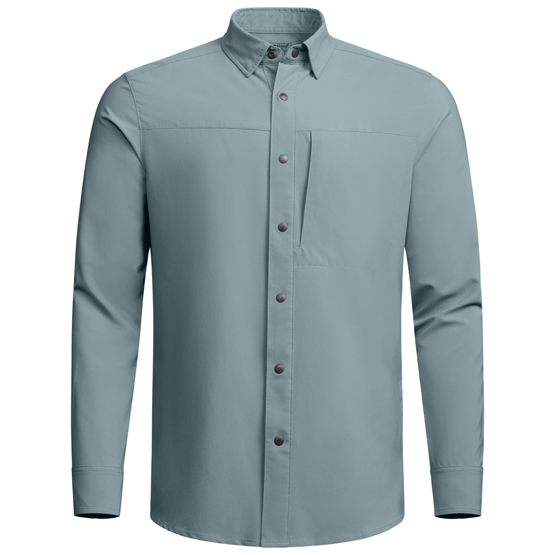 Sitka Guard Sun LS Shirt Gravel Blue Image 01