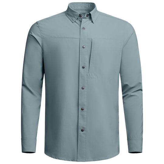 Sitka Guard Sun LS Shirt Gravel Blue Image 01