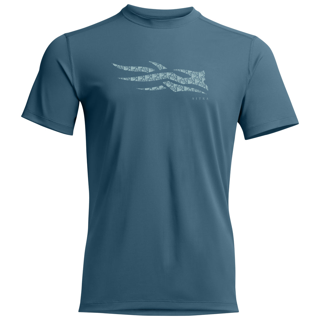 Sitka Icon Scales Tech Tee Blue Spruce Image 01