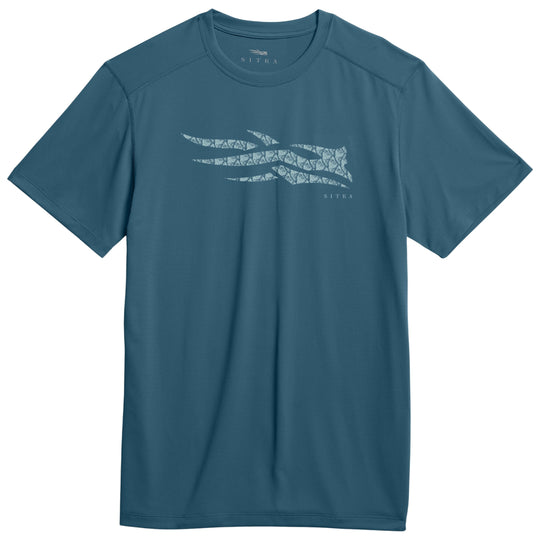 Sitka Icon Scales Tech Tee Blue Spruce Image 02