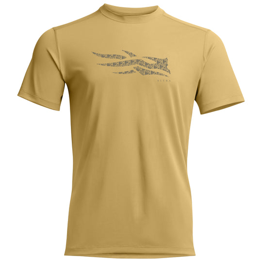 Sitka Icon Scales Tech Tee Straw Yellow Image 01