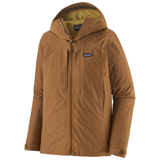 Patagonia Men's Insulated Boulder Fork Rain Jacket Deer Brown Image 01