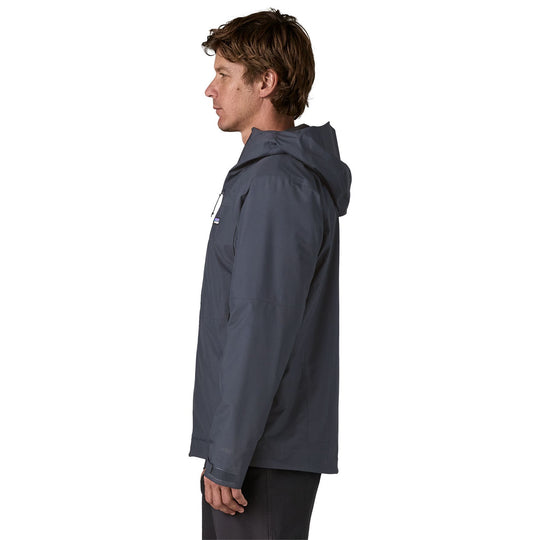 Patagonia Men's Insulated Boulder Fork Rain Jacket Smolder Blue Image 03
