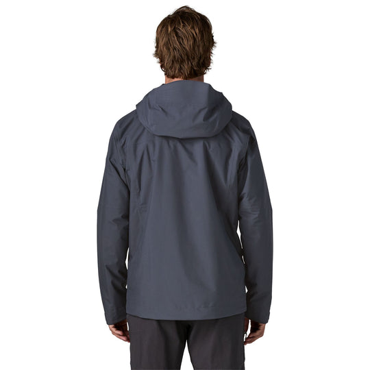 Patagonia Men's Insulated Boulder Fork Rain Jacket Smolder Blue Image 04
