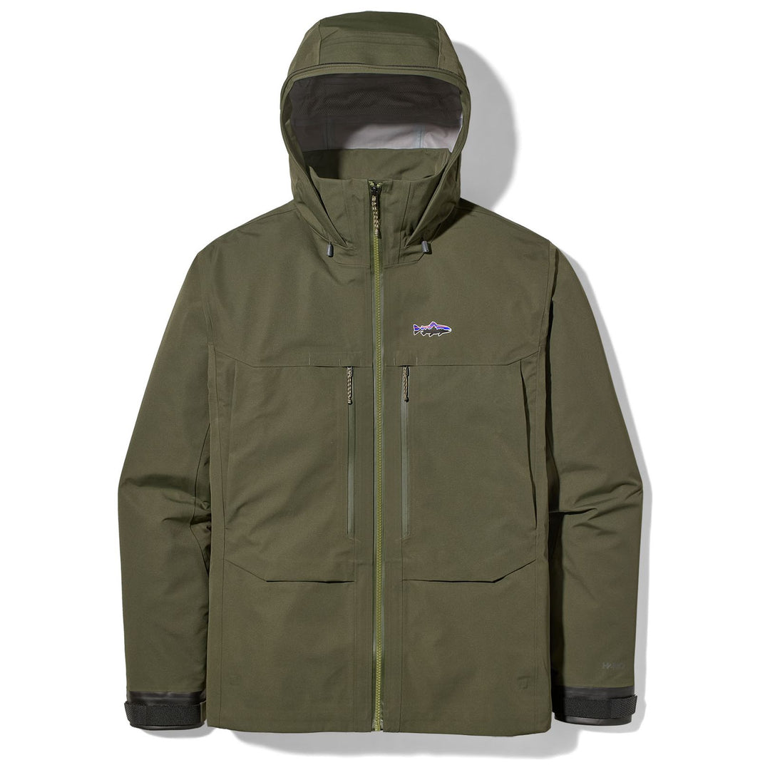 Patagonia Men's Swiftcurrent Wading Jacket Pine Needle Green Image 02