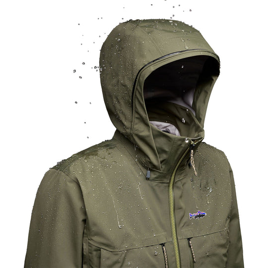 Patagonia Men's Swiftcurrent Wading Jacket Pine Needle Green Image 03