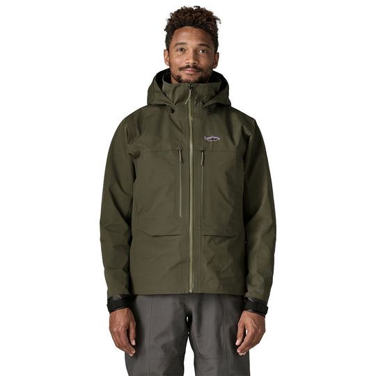 Patagonia Men's Swiftcurrent Wading Jacket Pine Needle Green Image 05