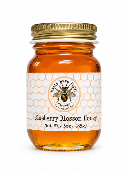 Whole Hive Honey Bottled Honey 3 oz. Mini-Mason Jar
