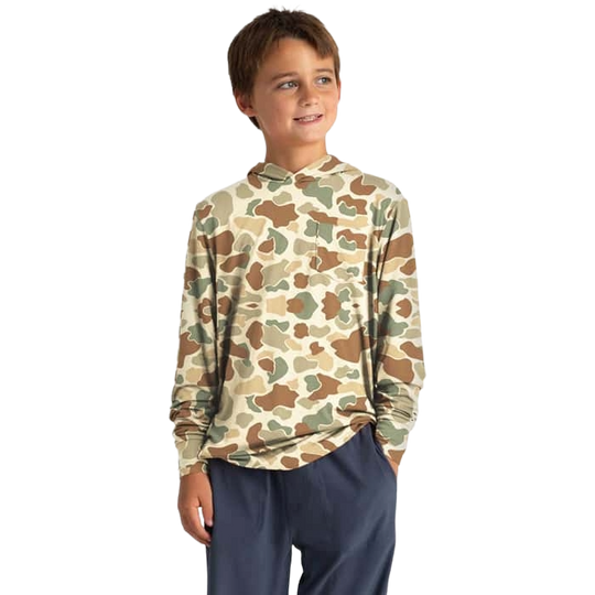 Free Fly Youth Bamboo Shade Hoodie