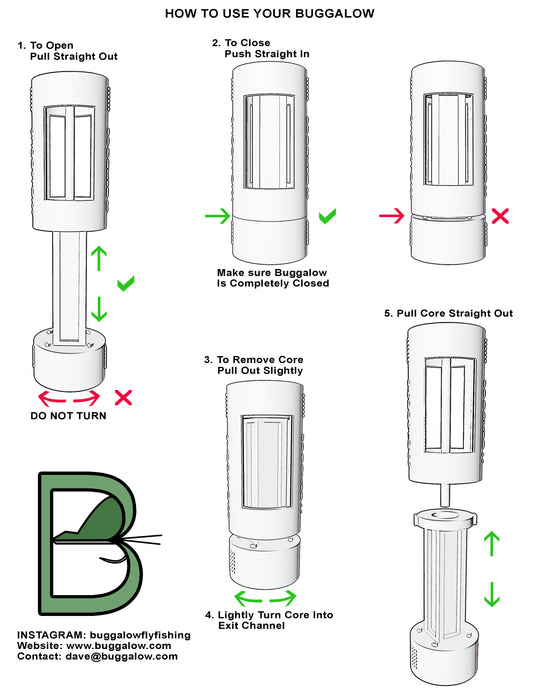 Buggalow Clip-On Fly Box