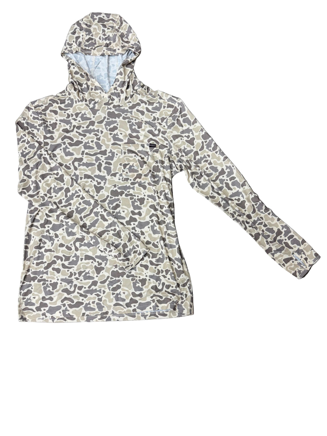 Wild Fly Fish Camo Sun Hoodie