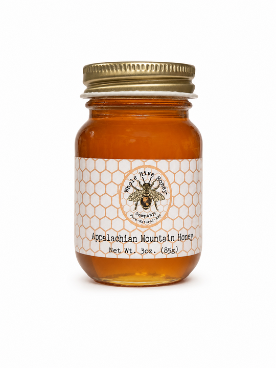 Whole Hive Honey Bottled Honey 3 oz. Mini-Mason Jar