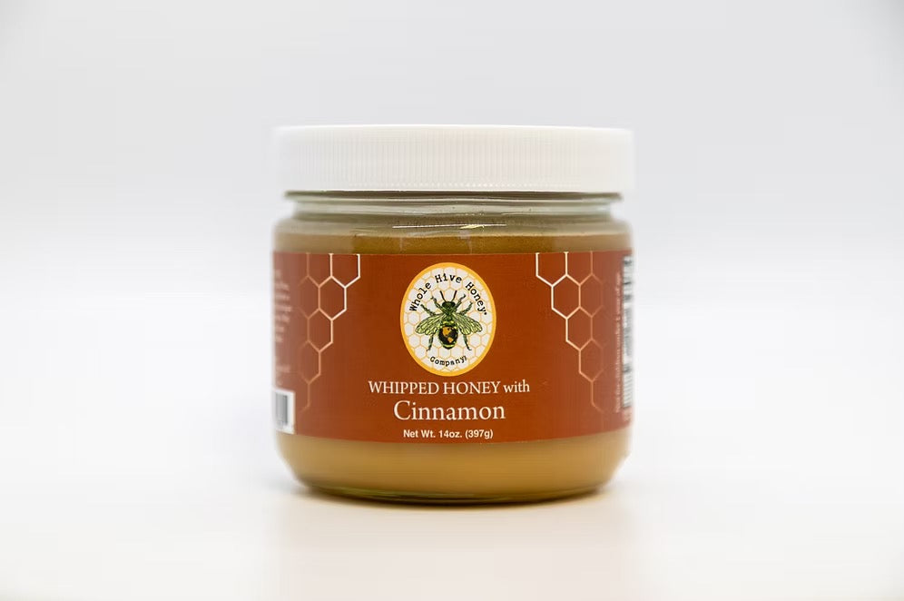 Whole Hive Honey Company  Bottled Honey - Whipped Honey 14 oz.
