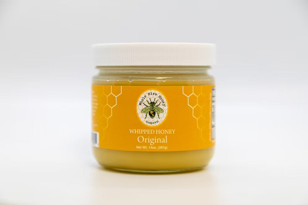 Whole Hive Honey Company  Bottled Honey - Whipped Honey 14 oz.