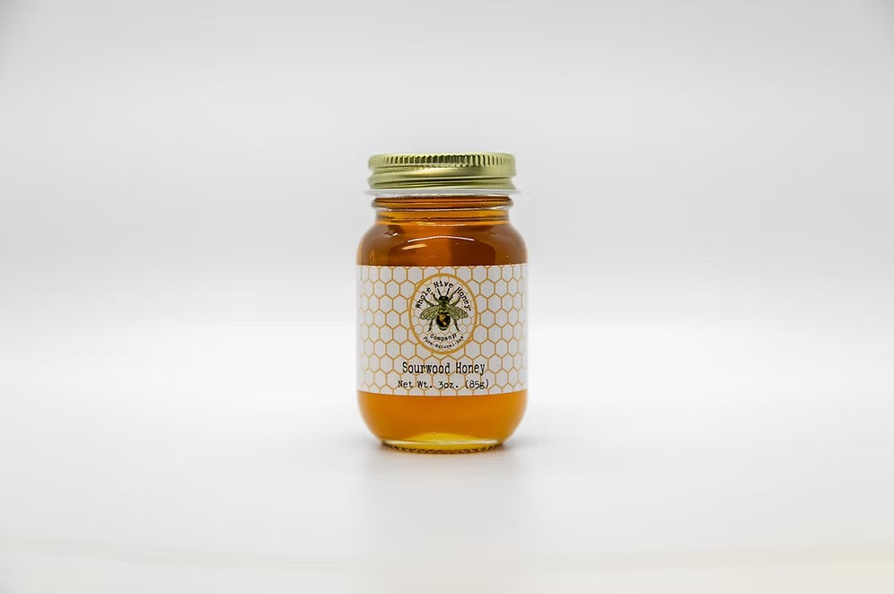 Whole Hive Honey Bottled Honey 3 oz. Mini-Mason Jar