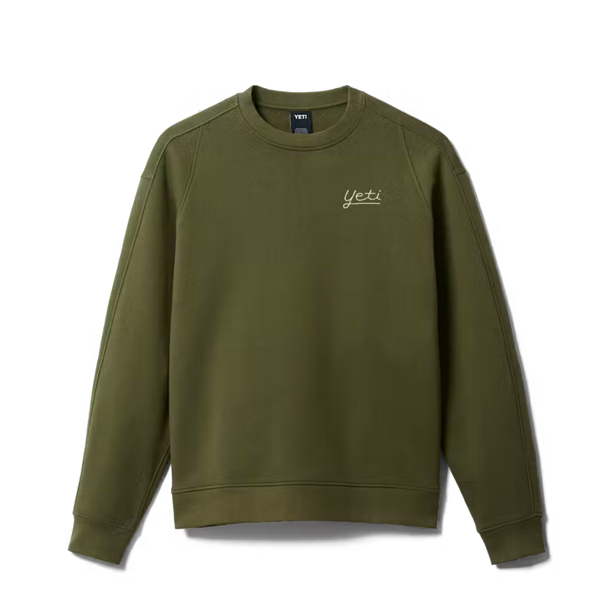 YETI Logo Script Fleece Crew