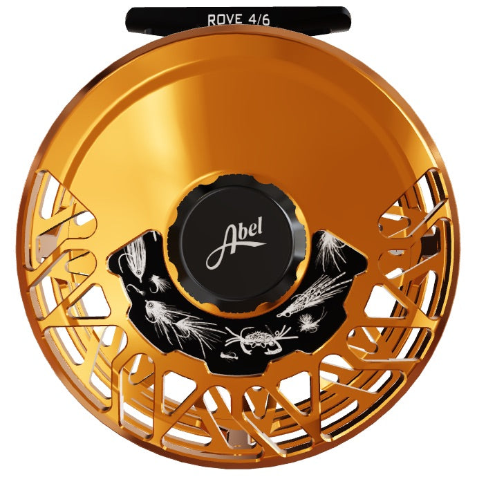 Abel Rove Fly Reel 4/6 Bronze Black Drag Knob Black Handle Image 01