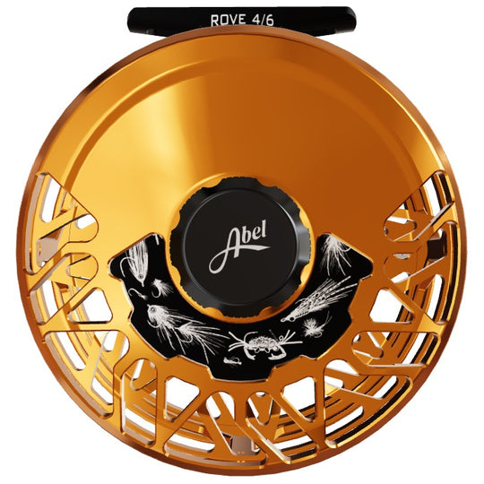 Abel Rove Fly Reel 4/6 Bronze Black Drag Knob Black Handle Image 01