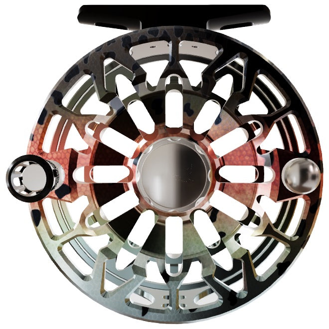 Abel SDF Reel Native Rainbow 4/5 Slate Gray Drag Knob Black Handle Image 02