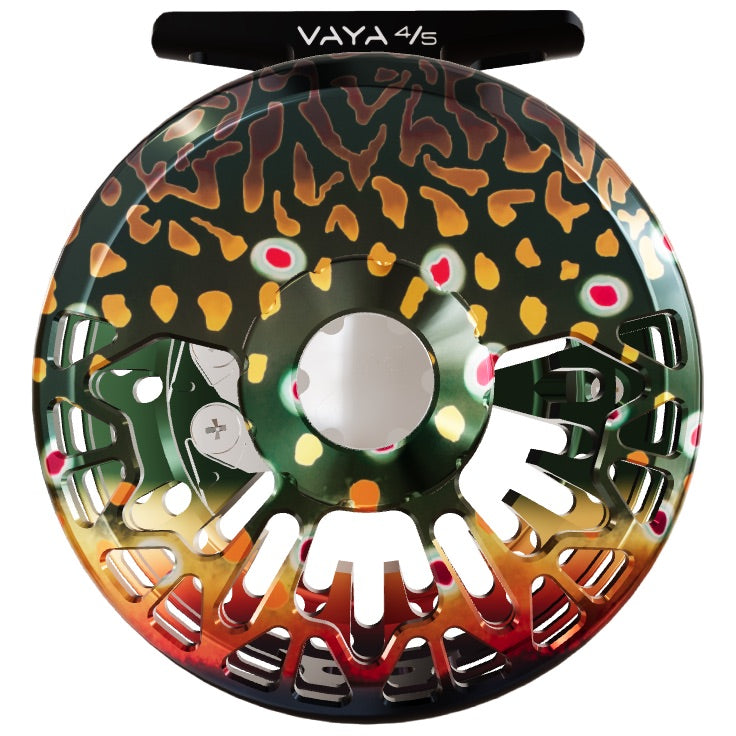 Abel Vaya Fly Reel Native Brook Trout 4/5 Native Brook Trout Drag Knob – The Speckled Trout Outfitters
