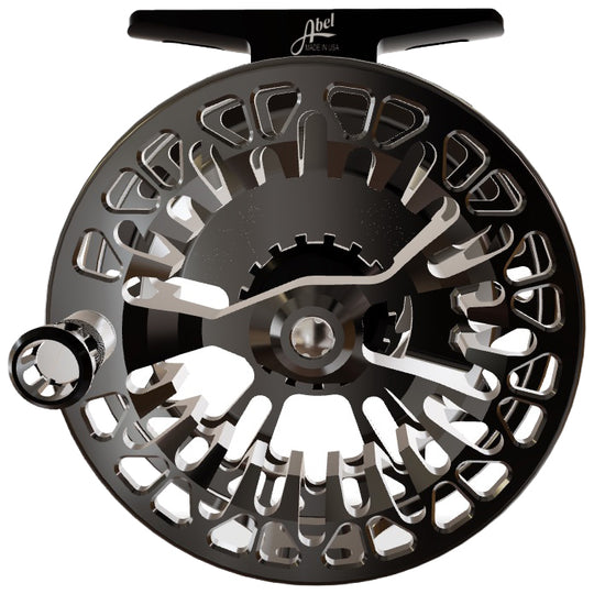 Abel Vaya Fly Reel Slate Underwood Sight Fish 4/5 Black Drag Knob Black Handle 02