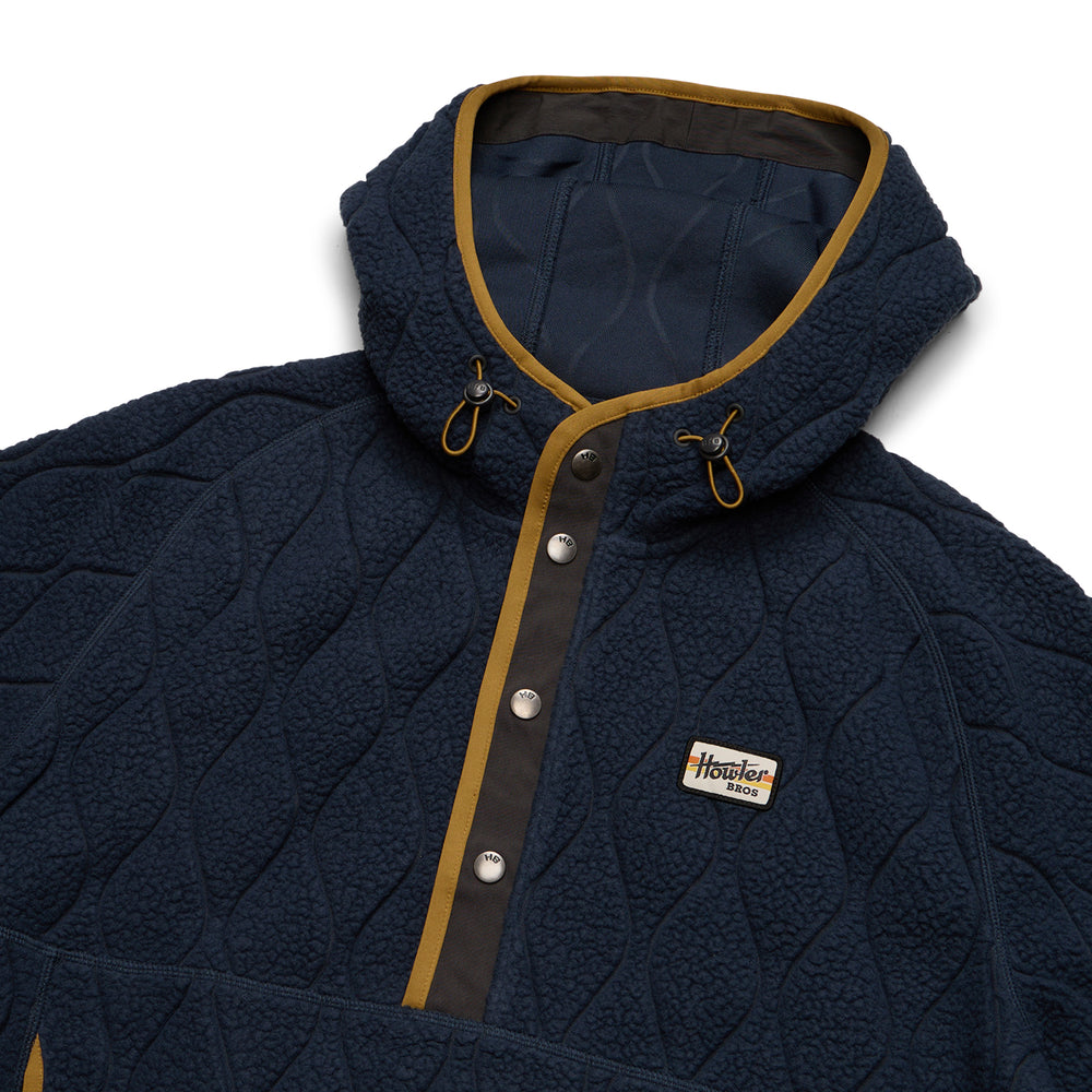 Howler Brothers Chisos Hooded Pullover Capillary Waves : Dark Blue Image 02