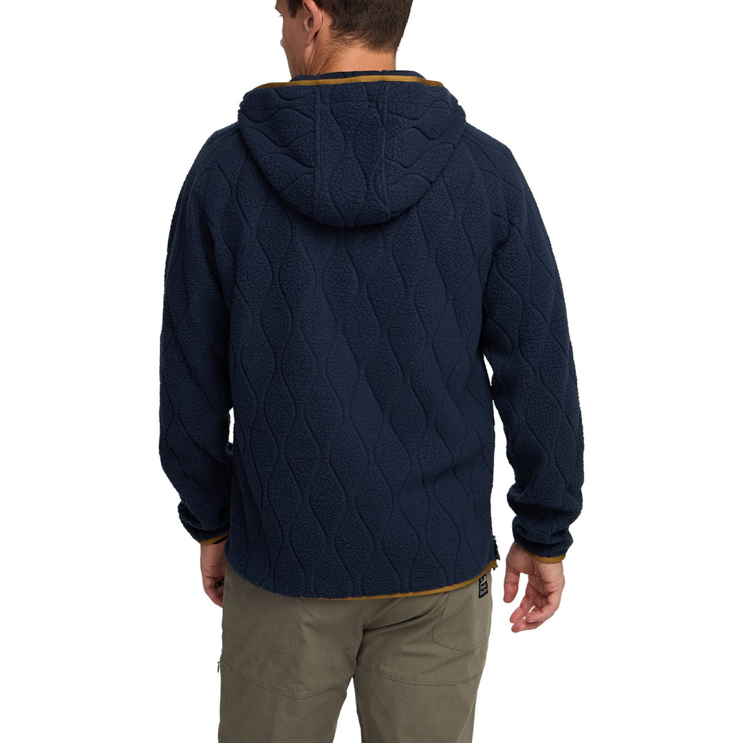 Howler Brothers Chisos Hooded Pullover Capillary Waves : Dark Blue Image 04