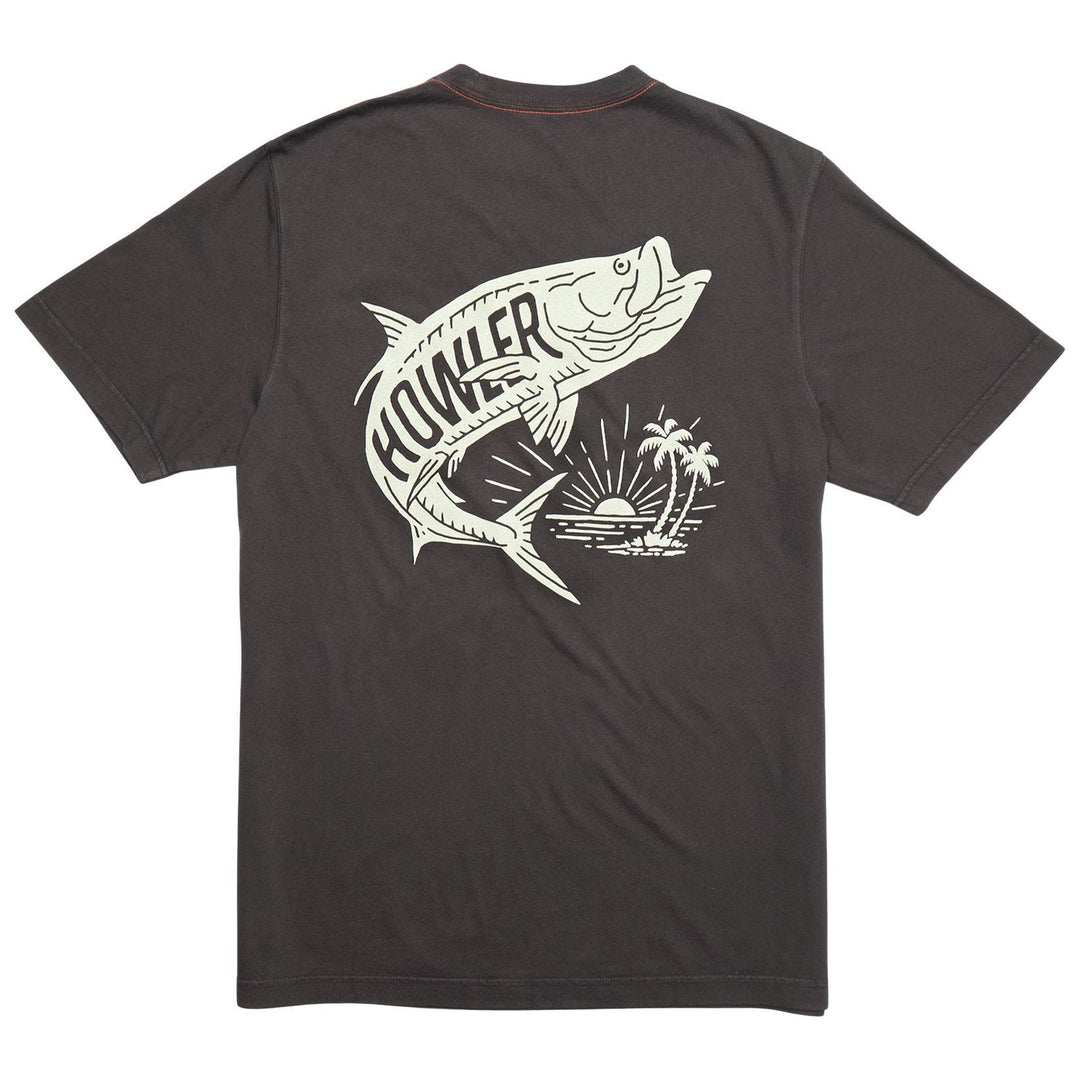 Howler Brothers Dancin' King Cotton Pocket T-Shirt Antique Black Image 02
