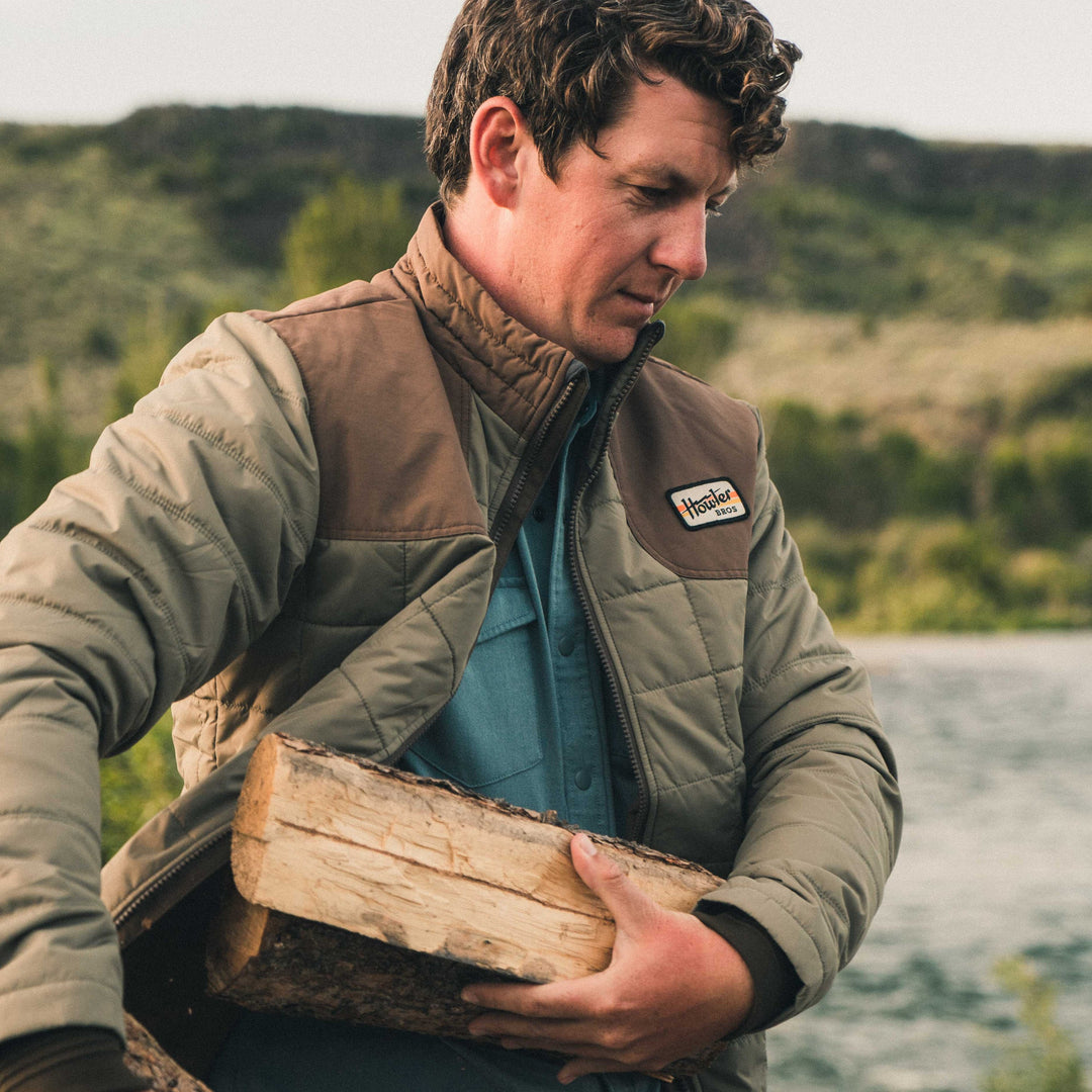 Howler Brothers Merlin Jacket Mountain Green / Teak Image 06