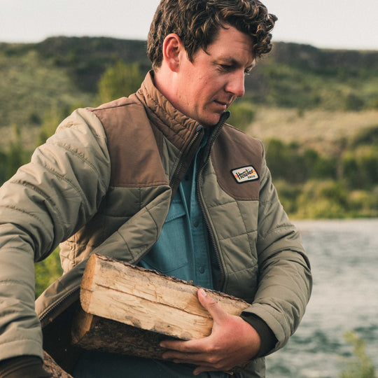Howler Brothers Merlin Jacket Mountain Green / Teak Image 06