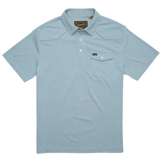 Howler Brothers Ranchero Polo Iron Blue Image 01