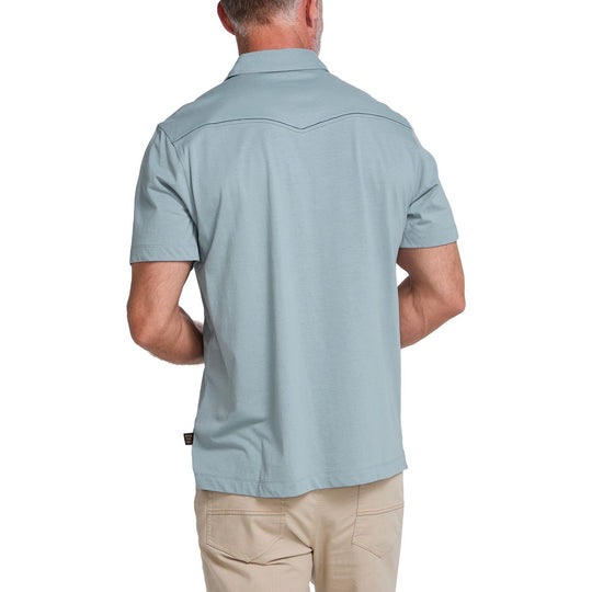 Howler Brothers Ranchero Polo Iron Blue Image 03