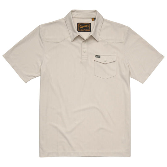 Howler Brothers Ranchero Tech Polo Sand Image 01