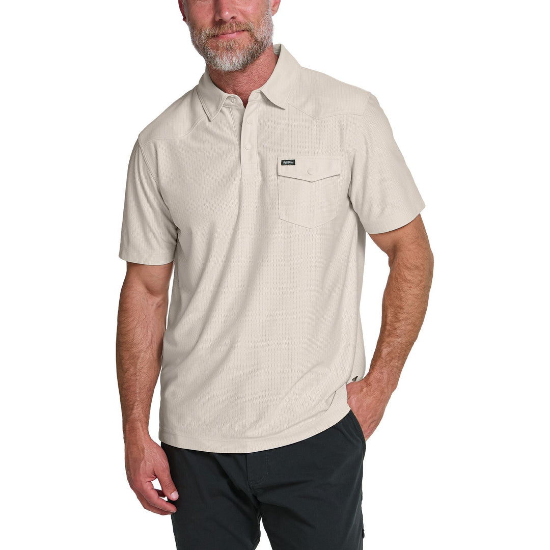 Howler Brothers Ranchero Tech Polo Sand Image 02
