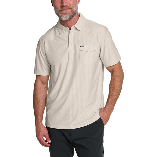 Howler Brothers Ranchero Tech Polo Sand Image 02