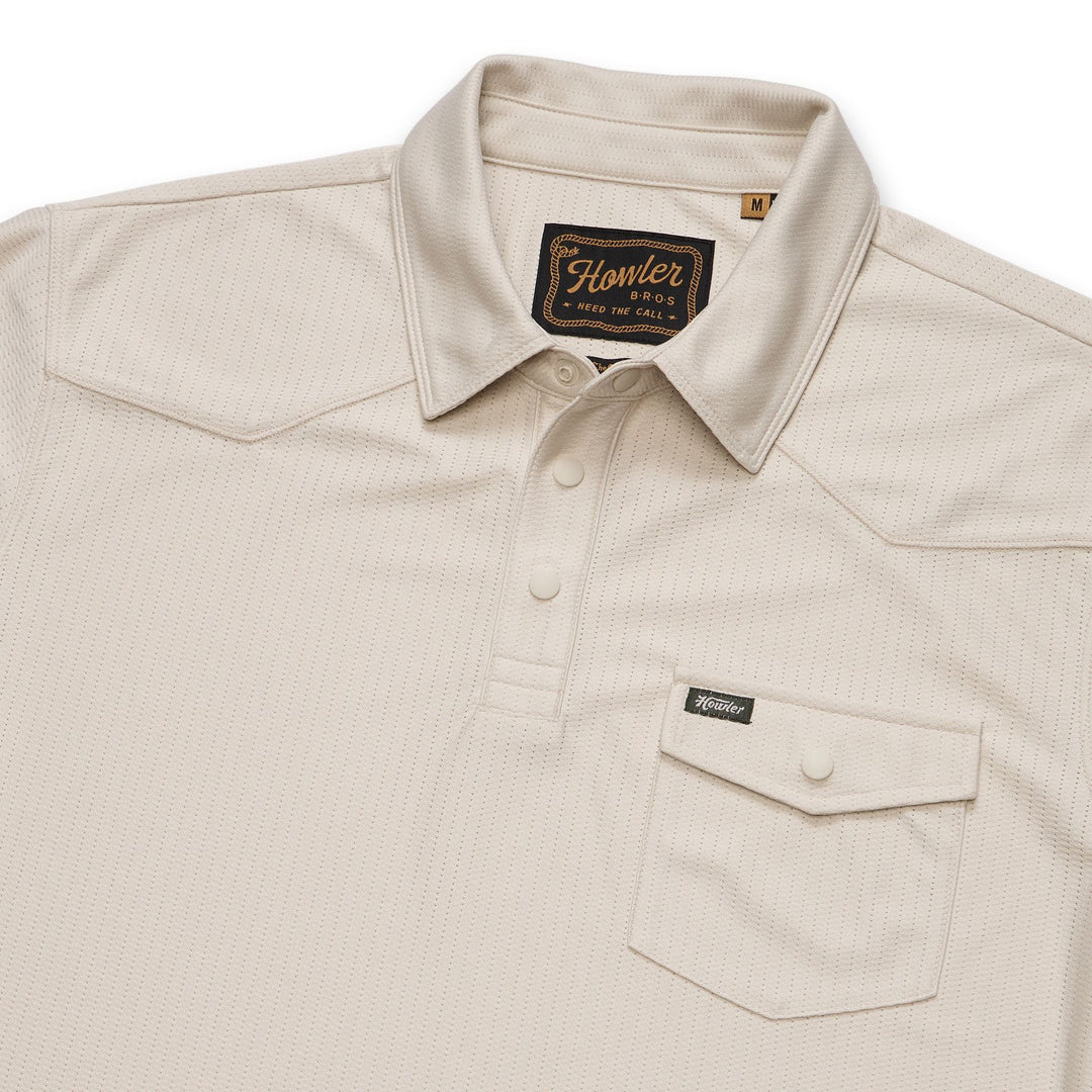 Howler Brothers Ranchero Tech Polo Sand Image 04