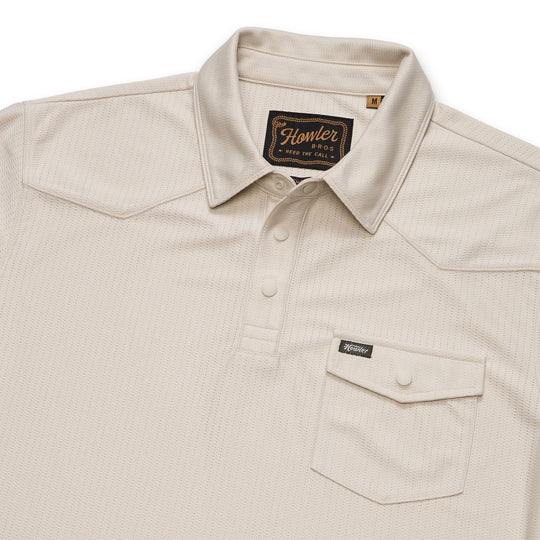 Howler Brothers Ranchero Tech Polo Sand Image 04