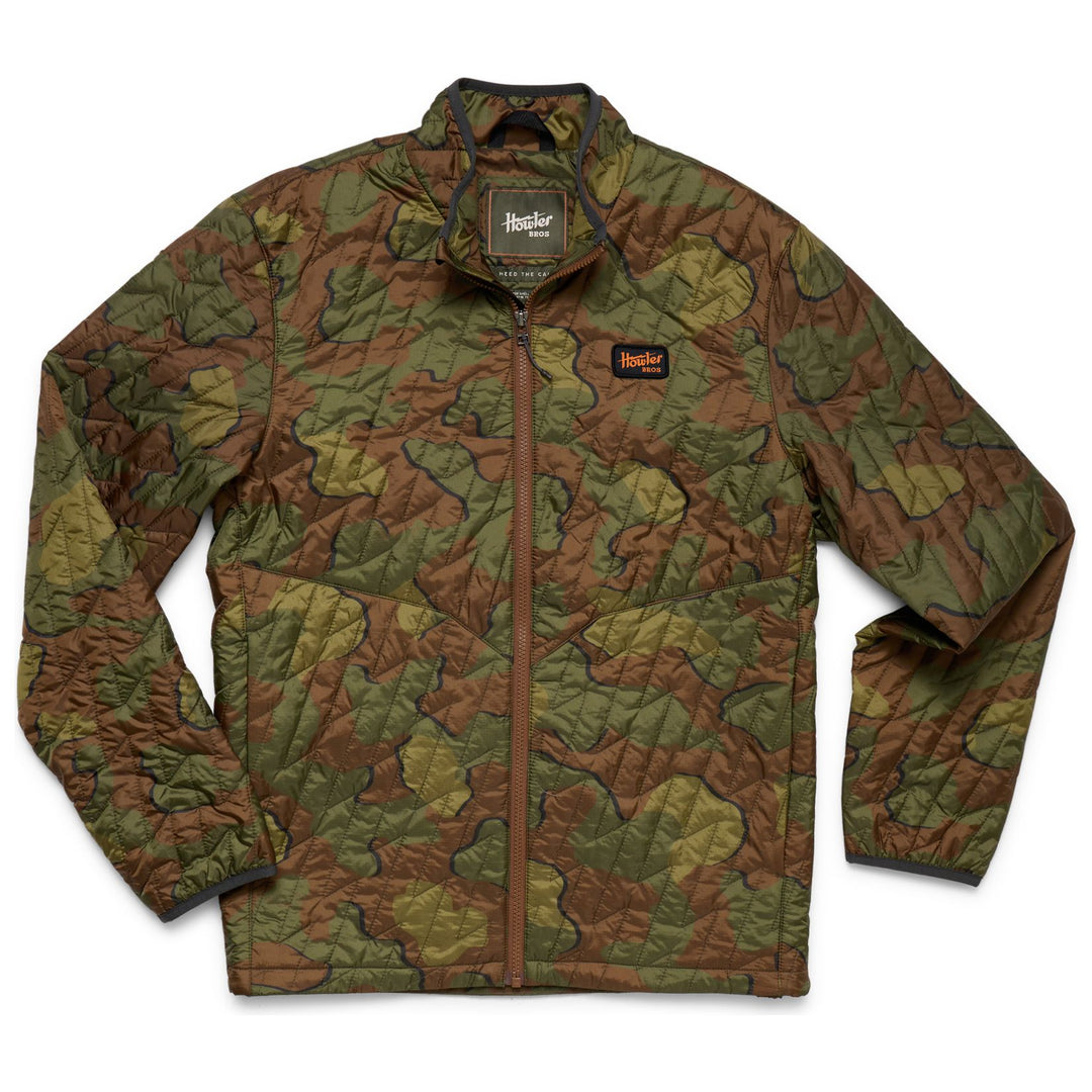 Howler Brothers Voltage Quilted Jacket Mimetico : Fatigue Image 01
