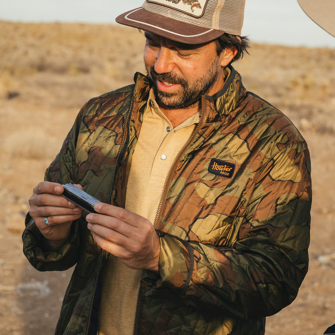 Howler Brothers Voltage Quilted Jacket Mimetico : Fatigue Image 05