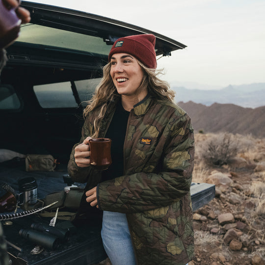 Howler Brothers Voltage Quilted Jacket Mimetico : Fatigue Image 06