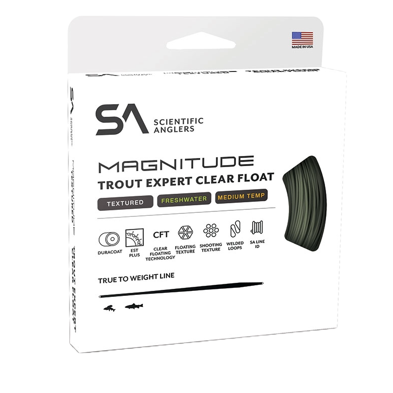 Scientific Anglers Magnitude Textured Trout Expert Clear Tip Floating