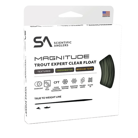 Scientific Anglers Magnitude Textured Trout Expert Clear Tip Floating
