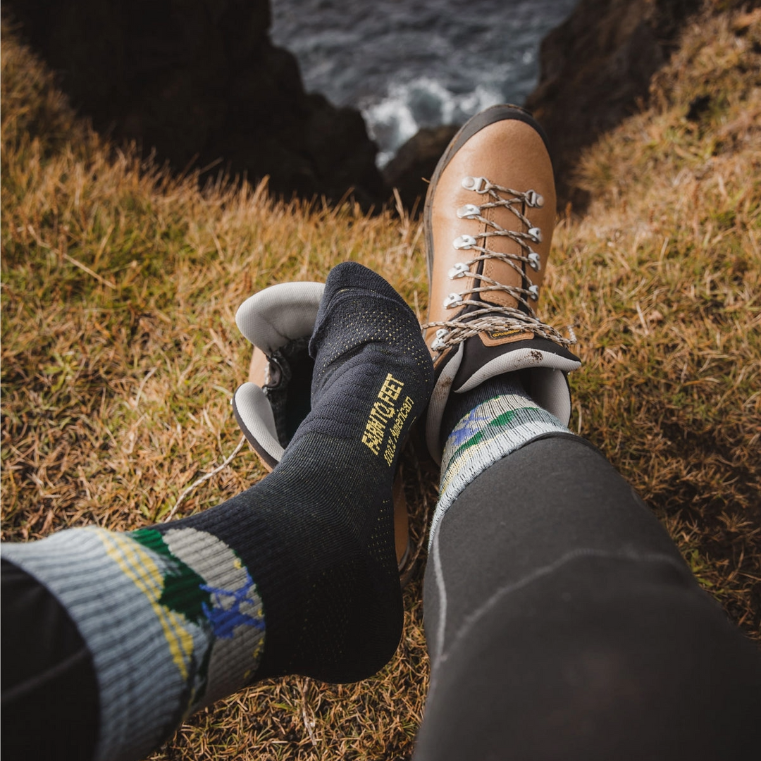Farm to Feet American Trail Blue Ridge Light Targeted Cushion 3/4 Crew Sock