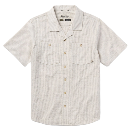 Duck Camp Men's Coastal Seersucker Shirt Short Sleeve