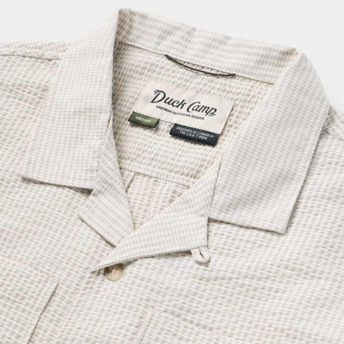 Duck Camp Men's Coastal Seersucker Shirt Short Sleeve