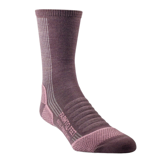 Farm to Feet Damascus Trail Light Targeted Cushion 3/4 Crew Sock