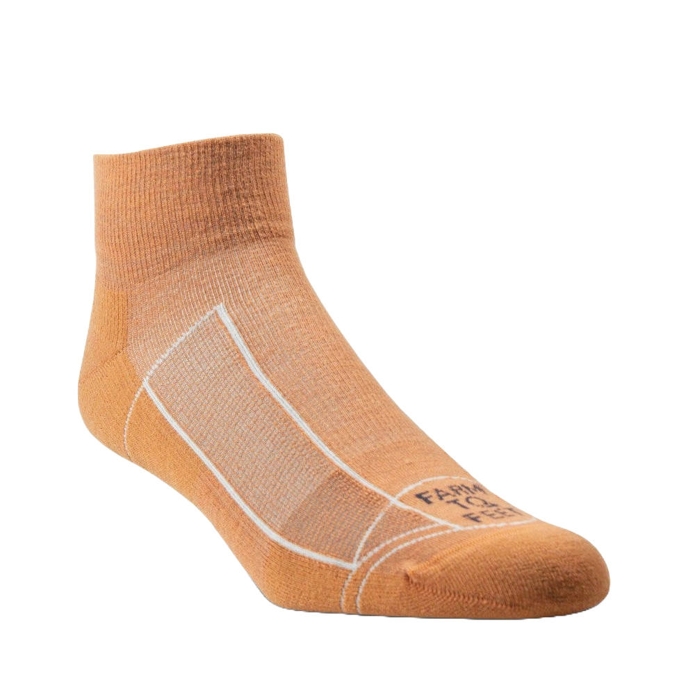 Farm to Feet Outdoor Trail Greensboro Light Cushion 1/4 CREW Sock